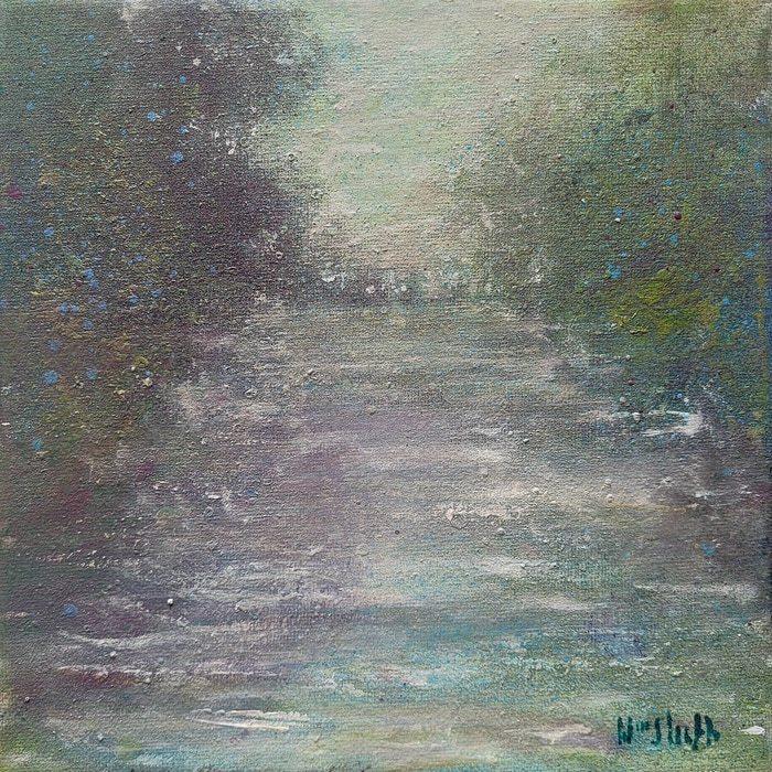 Petit Matin sur la Moselle  by Wayne Sleeth