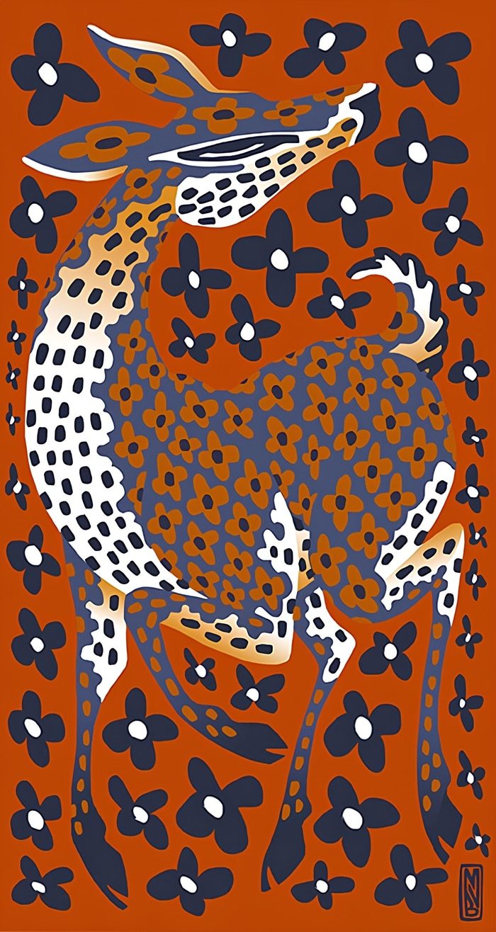 La biche par Marie Victoire de Bascher