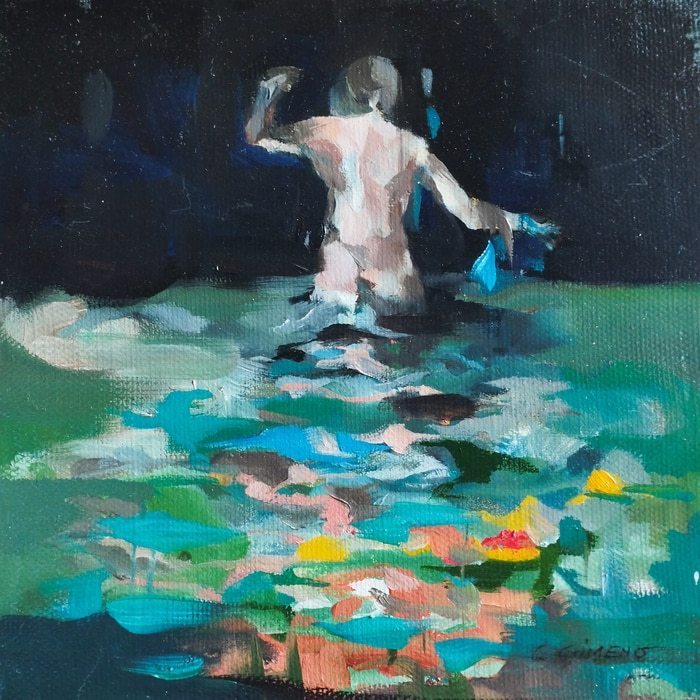 Bain de minuit par Claudie Gimeno