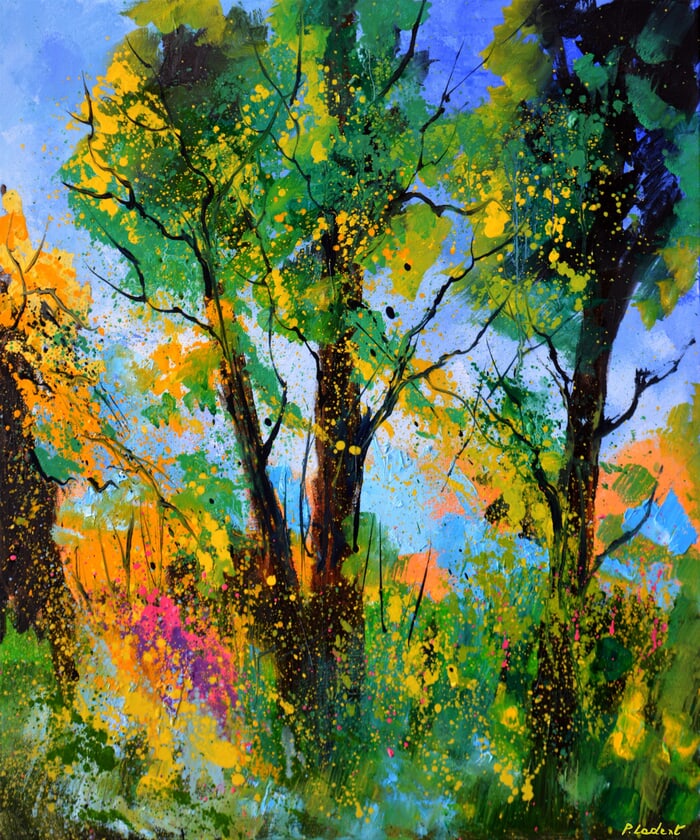 Flowers in the wood  par Pol Ledent