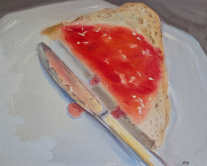 Jammy triangle by Rosemary Burn