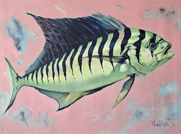Fish on pink by VADIM KOVALEV