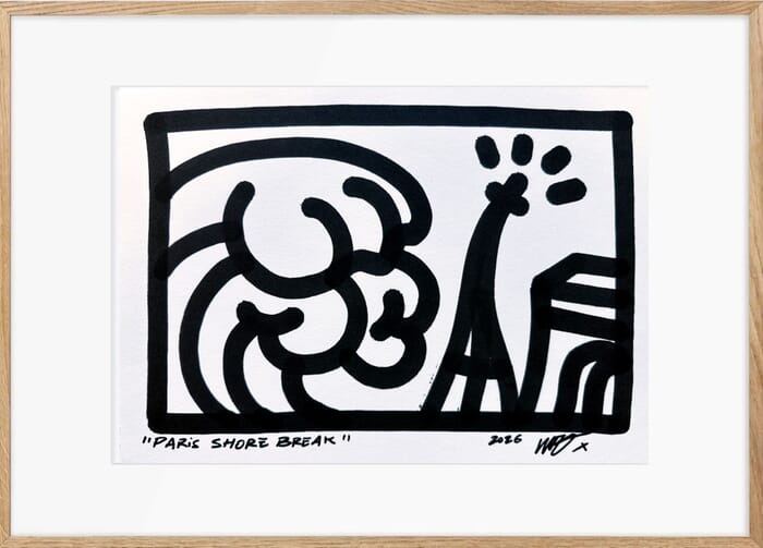 Paris Shore Break by Woo