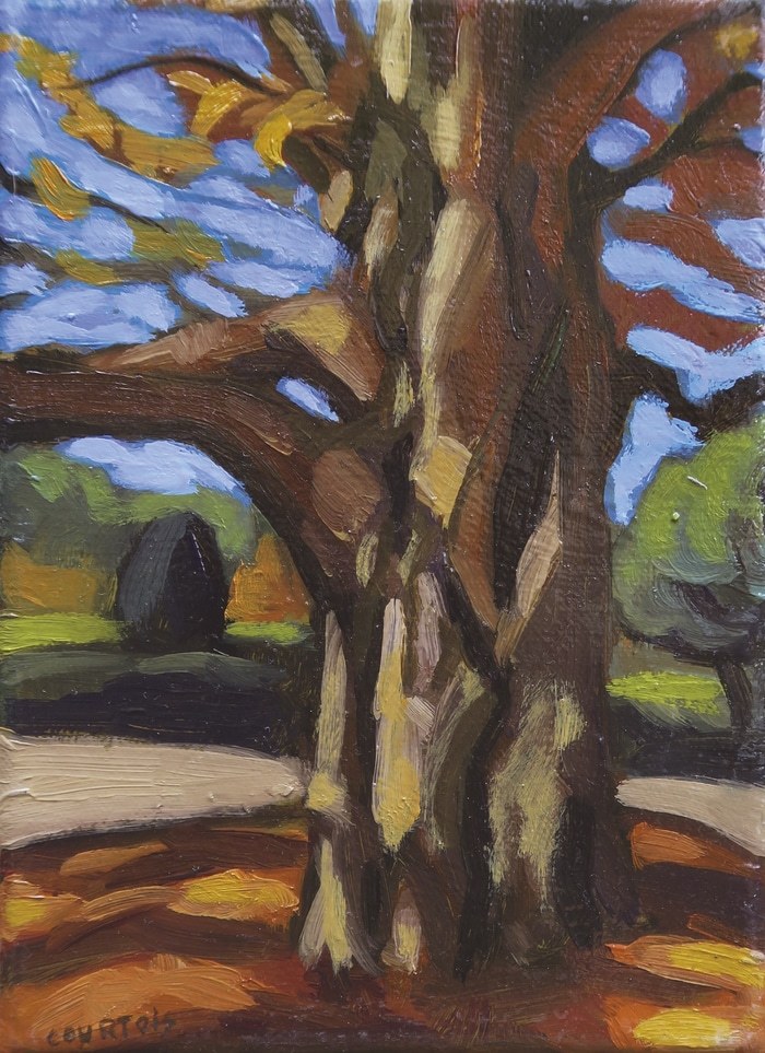 Petit marronnier-2 by Hélène Courtois-Redouté