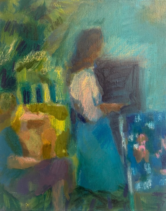 Garden in June 1975 by Caroline Cornelius