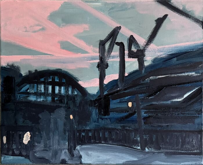 King's Cross, October by Adam Reid