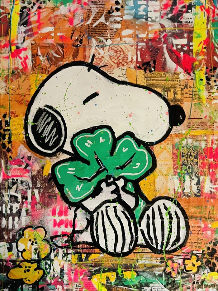 Snoopy chanceux par ART'MONY