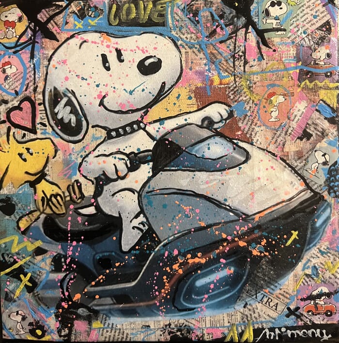 Vroom vroom Snoopy ! by ART'MONY