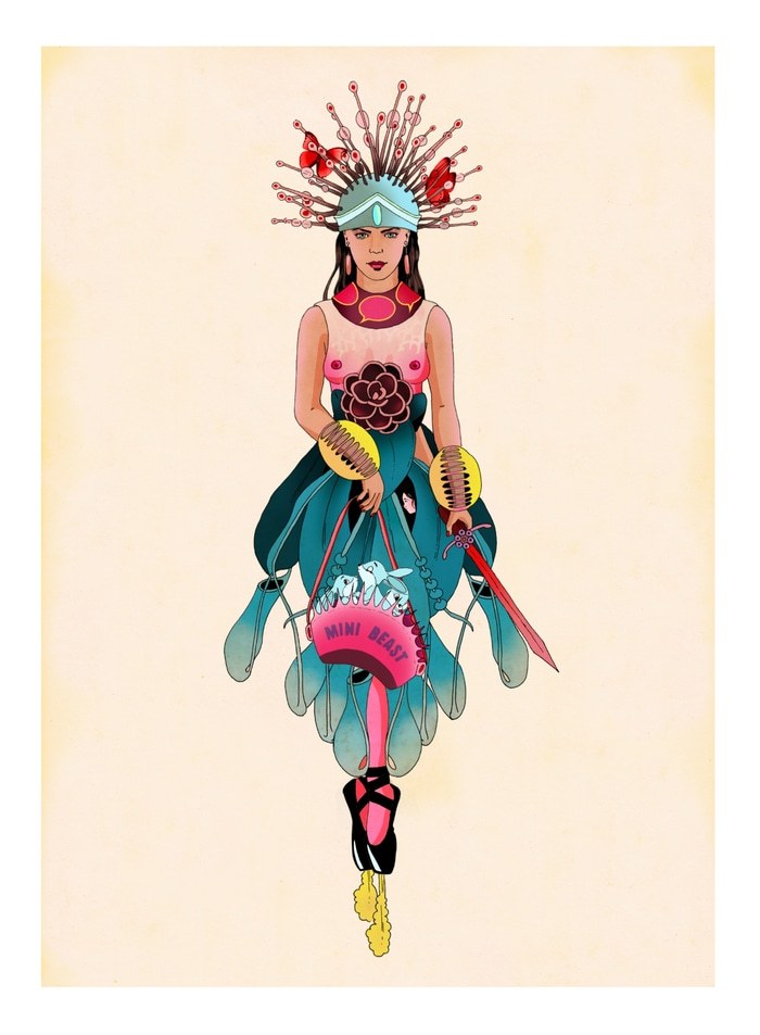 Ballerina II Carnivorous par Delphine Lebourgeois