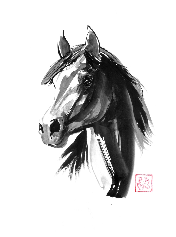 Cheval de prés von Péchane