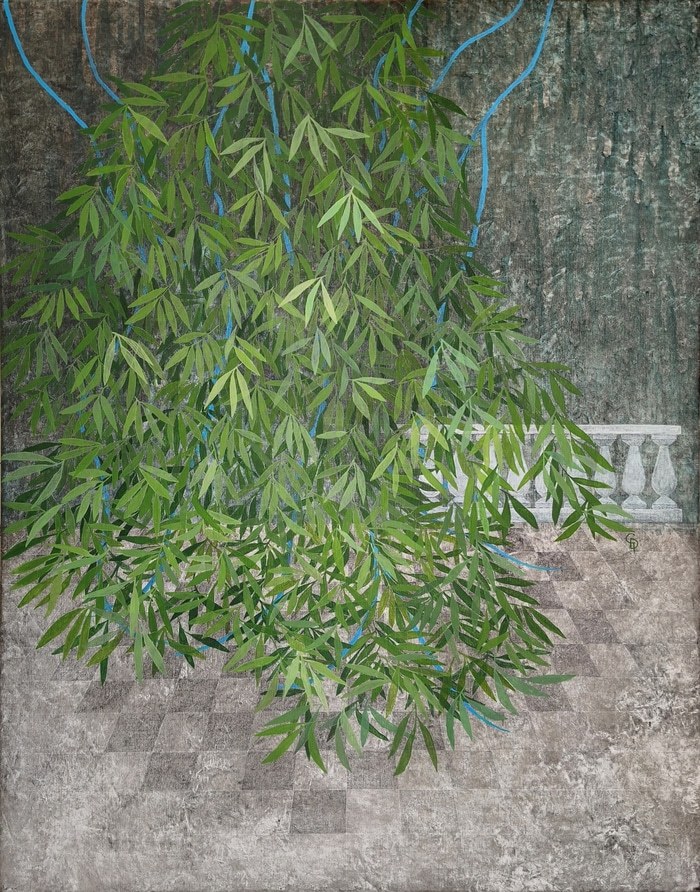 Jardin oublié V by Cécile Duchêne-Malissin