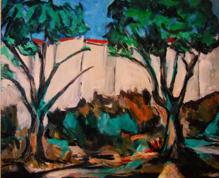 La palissade blanche by Michel de Gouttes