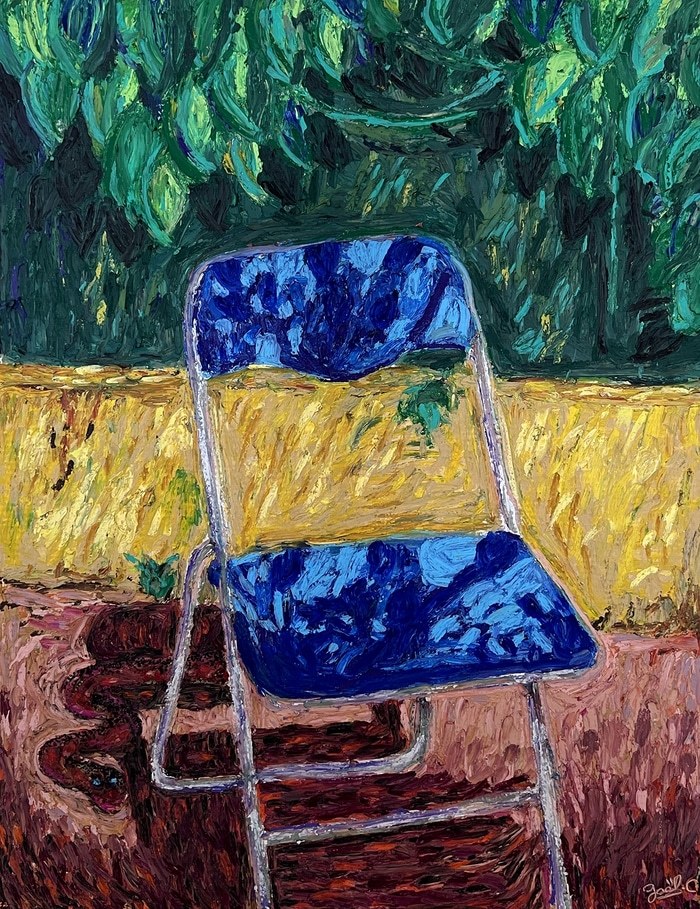 La chaise de mon frère par Gaël Caron