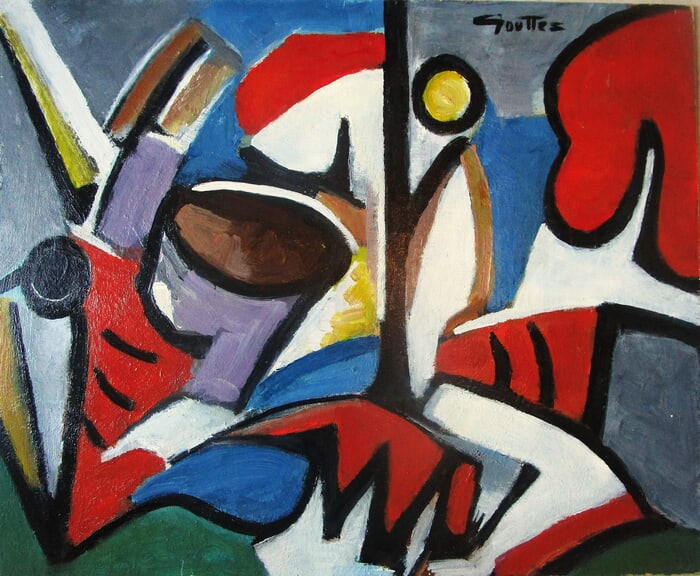 Abstraction Lyrique N°20 par Michel de Gouttes