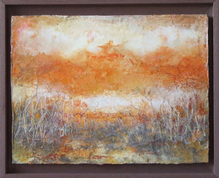 Orange von Renate Fäth