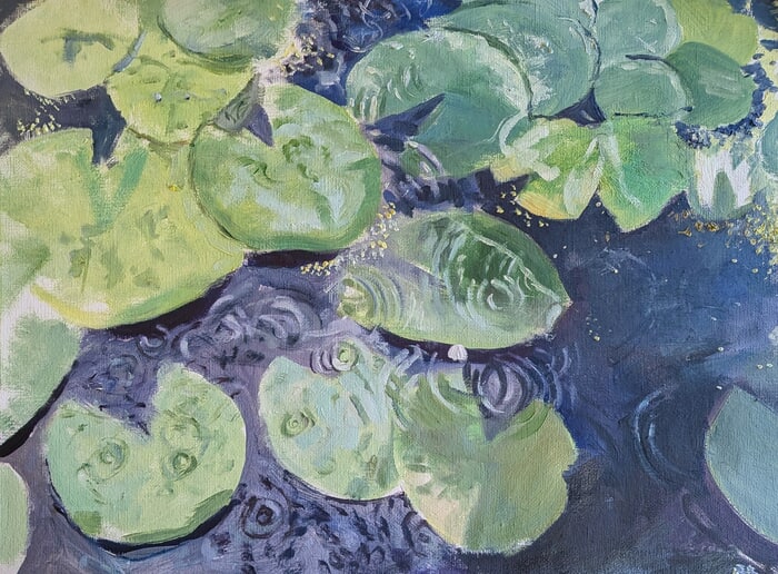 Summer raindrops by Rosemary Burn