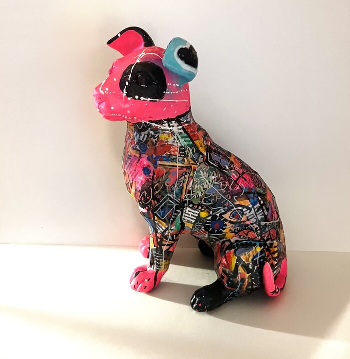 Dog pop art love par ART'MONY