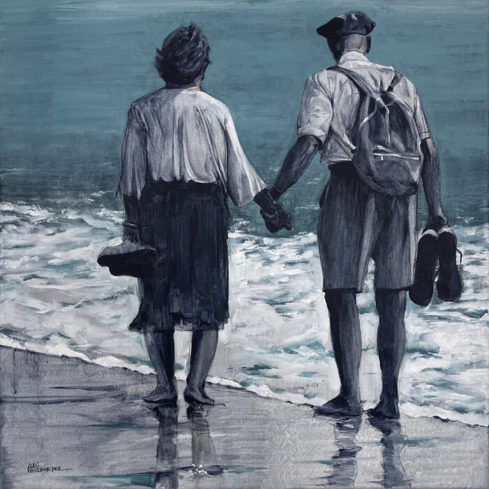 LES AMOUREUX DU BORD DE MER par Alain Rouschmeyer
