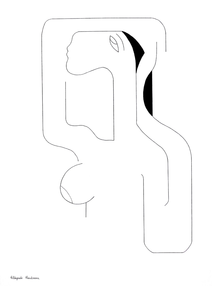 Presence in Line by Hildegarde Handsaeme