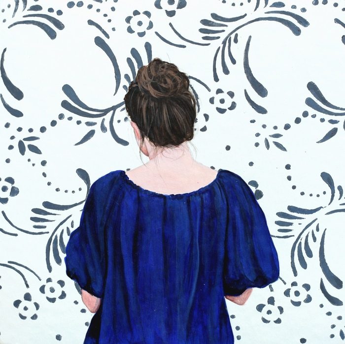 Blumenmuster XXV – flower pattern XXV by Karoline Kroiss