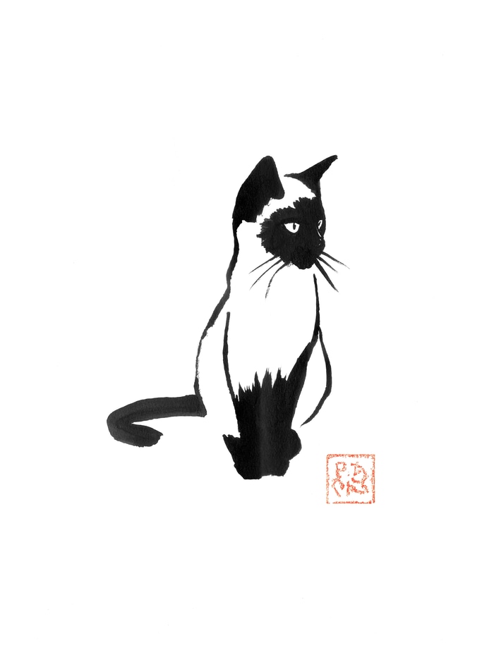 Siamese cat von Péchane