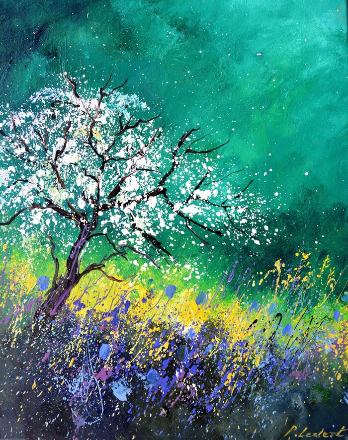 Appletree in spring  by Pol Ledent