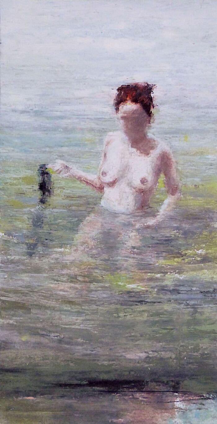 Petite baigneuse 6 by Wilfrid Moizan