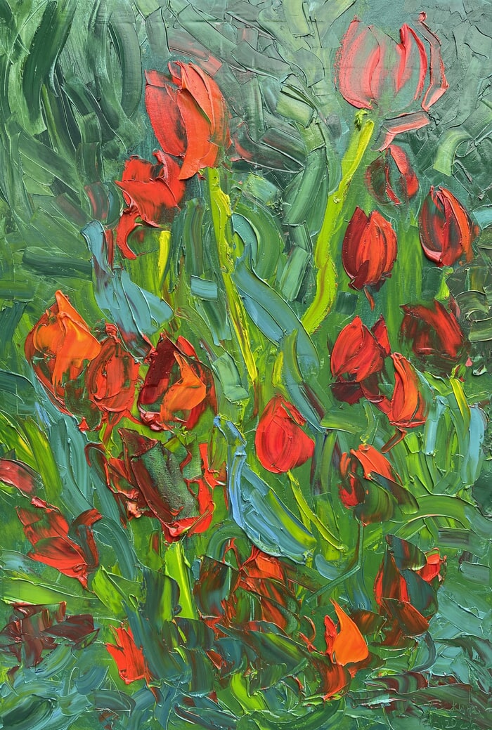 Tulips by Olga Bezhina