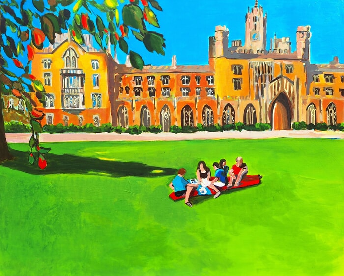Picnic at Saint John's college von Valérie LE MEUR