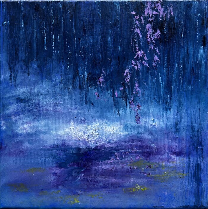 Reflets bleus 2 by Isabelle Mispelon