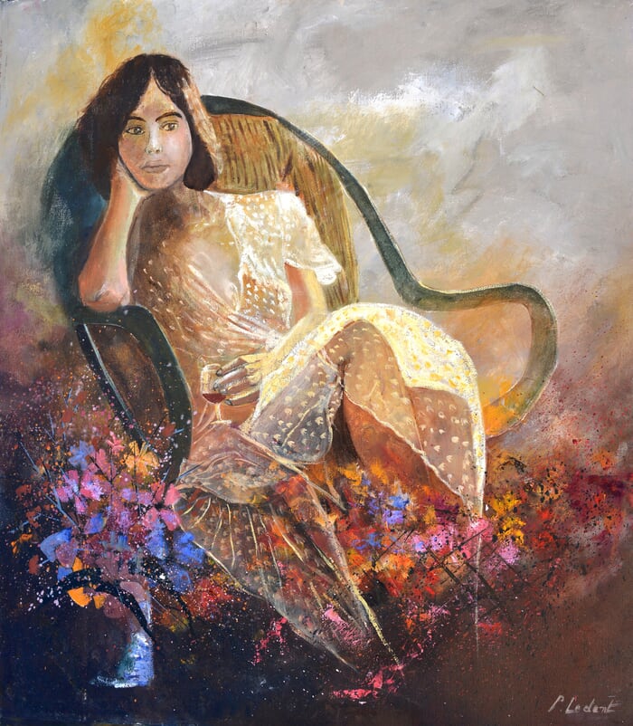 Elisa taking a rest  by Pol Ledent