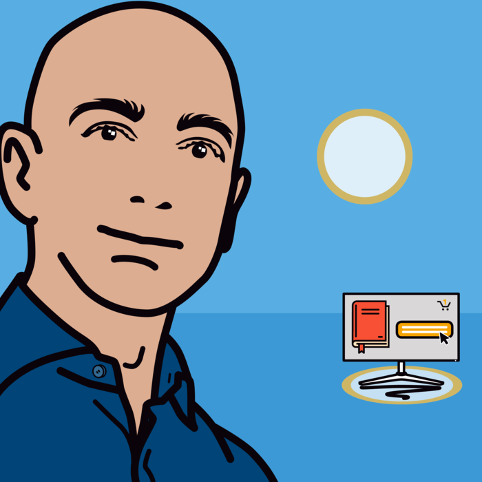 Jeff Bezos, Amazon founder by Ralf Schmidt