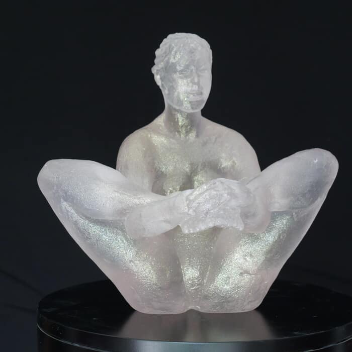Culbuto résine transparente by Jean-Pierre Picheny