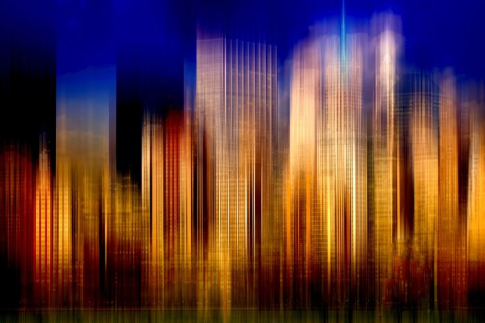 Abstraction urbaine 11 von Fabienne Bonnet