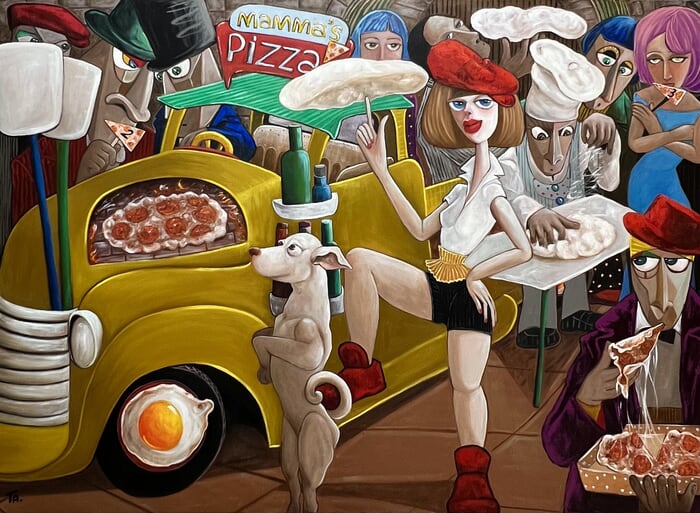 Momma's Pizza von Ta Byrne