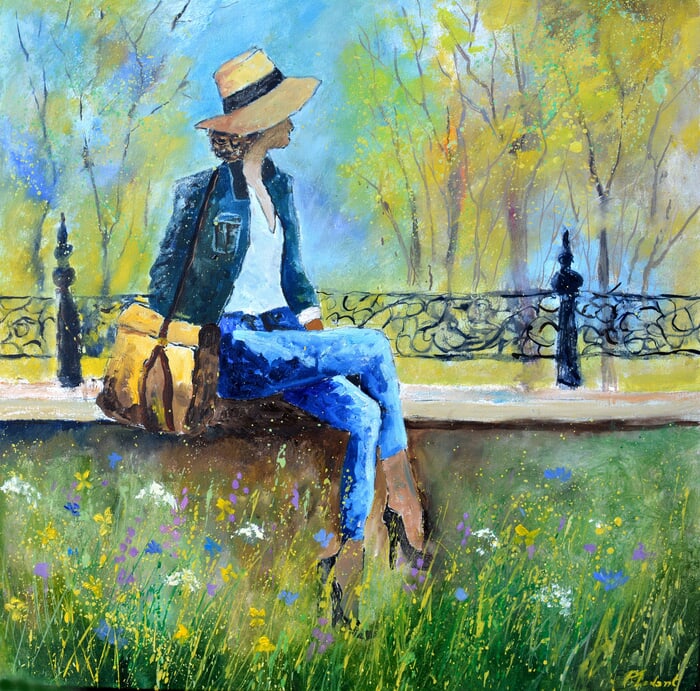 Waiting for some one  von Pol Ledent