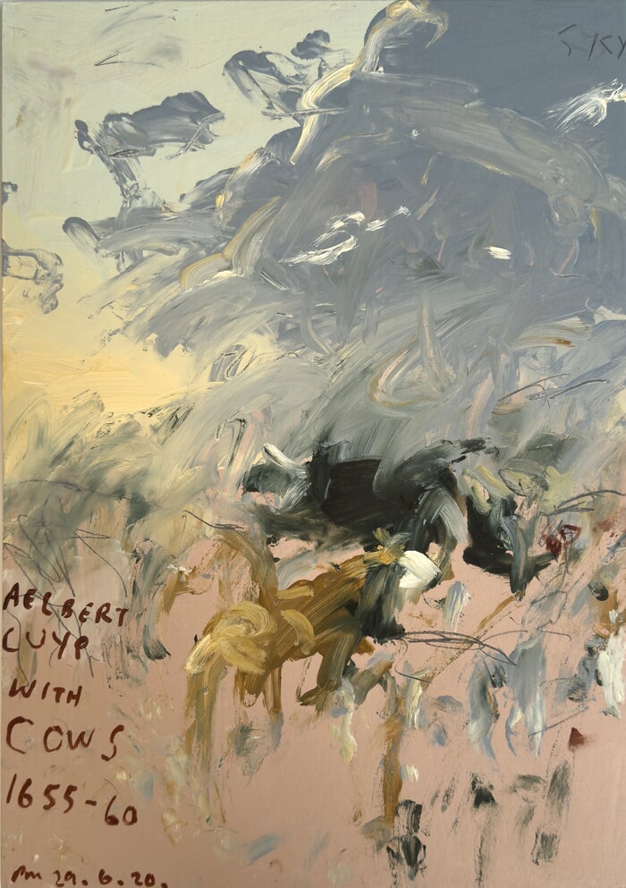 Cuyp with Cows 29.6.20 (3) by Philip Maltman