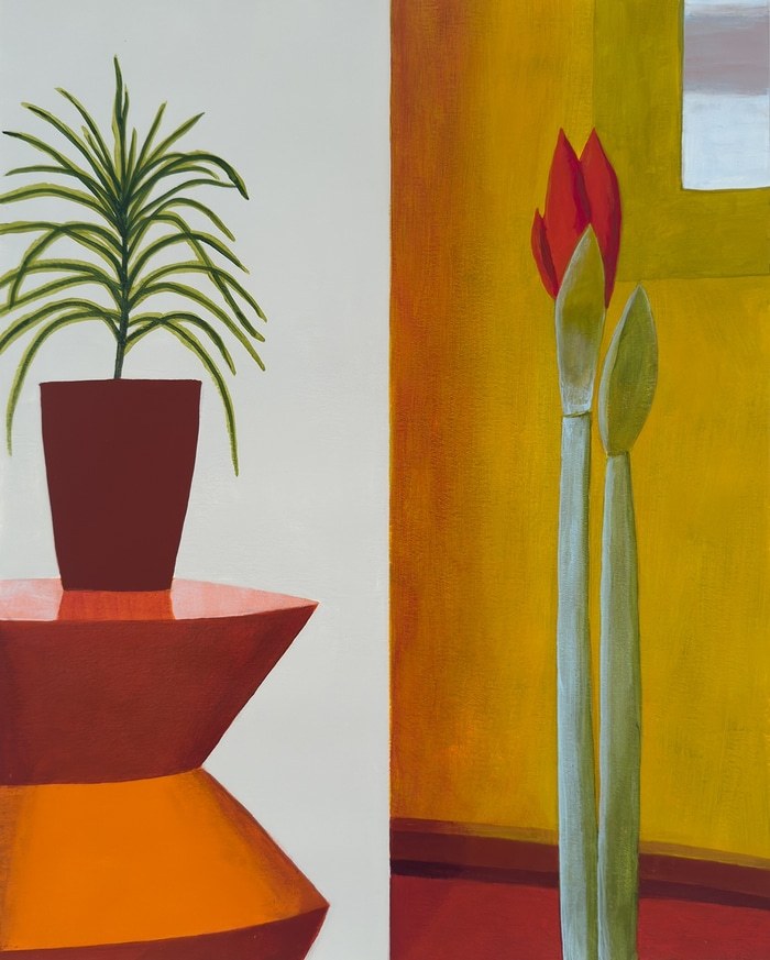 Dragon Tree and Amaryllis von Michael Pfleghaar