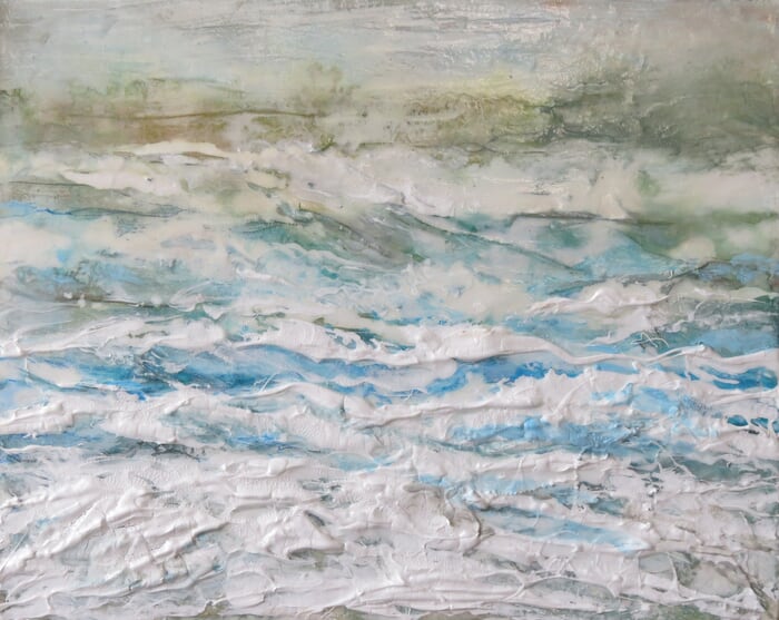 Transparent - Blau par Renate Fäth