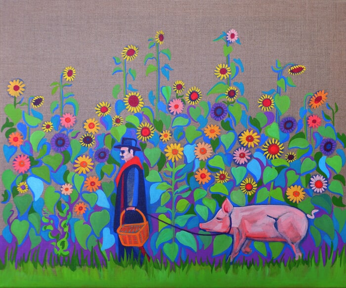 Sunflowers by Van Lanigh