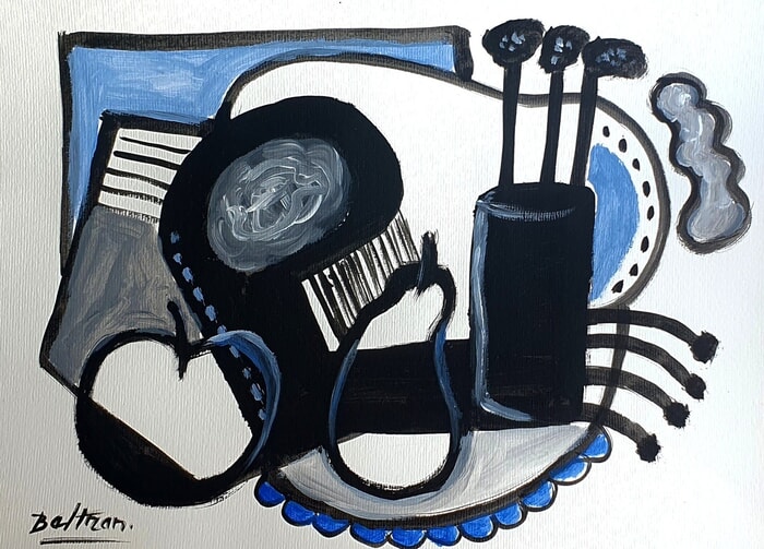 Nature morte cubiste by Pierre-Yves Beltran