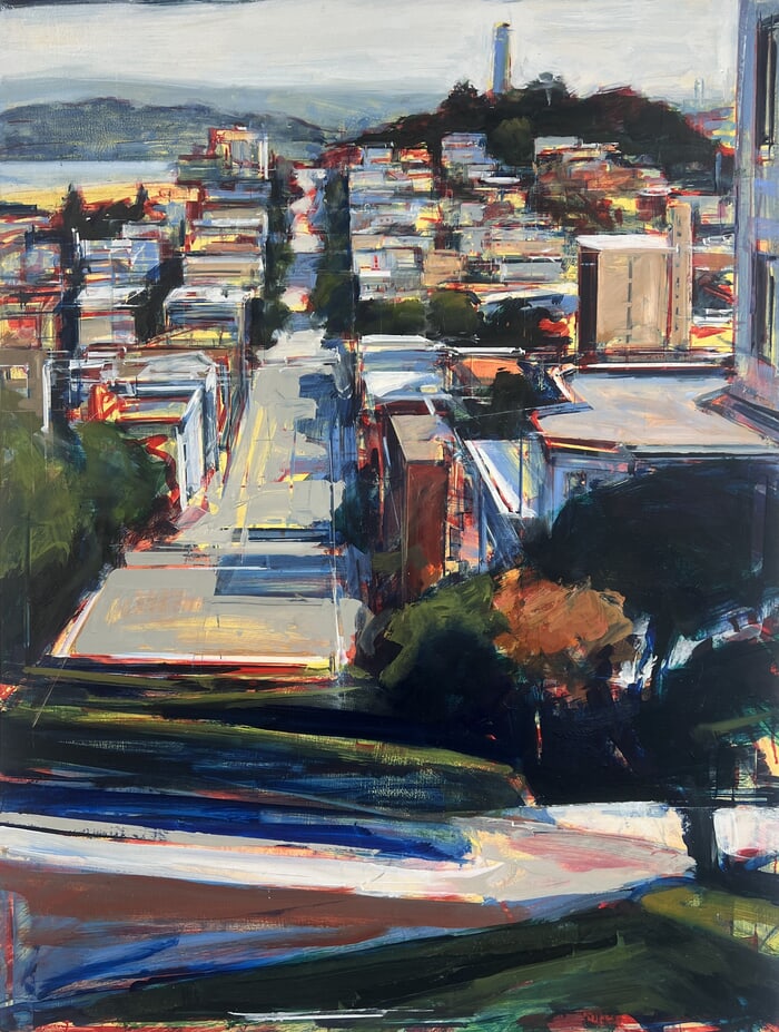 San Francisco- Lombard Street by Tom Voyce