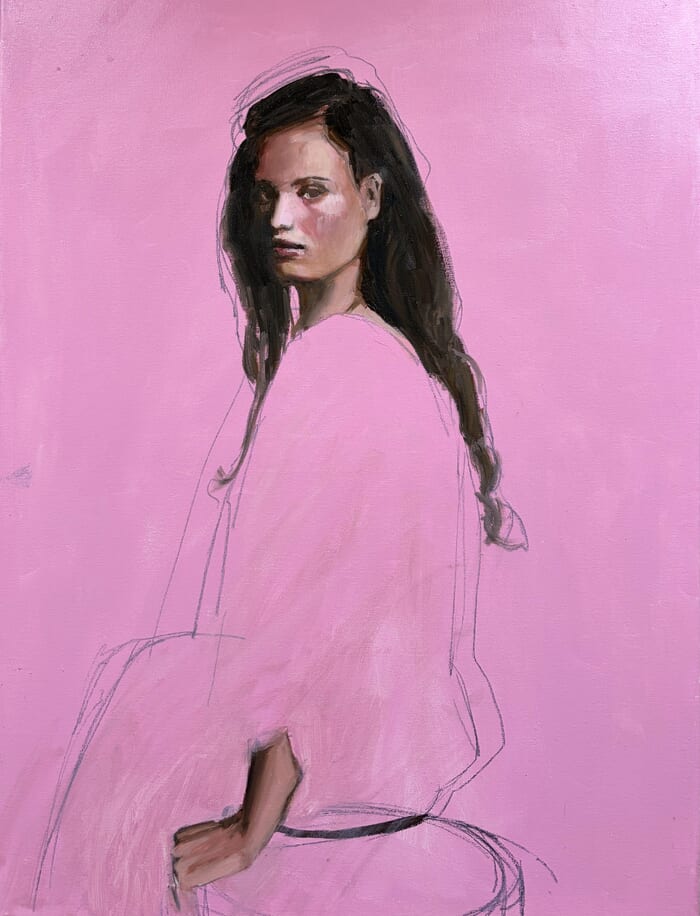 Pink girl par Elina Evstig