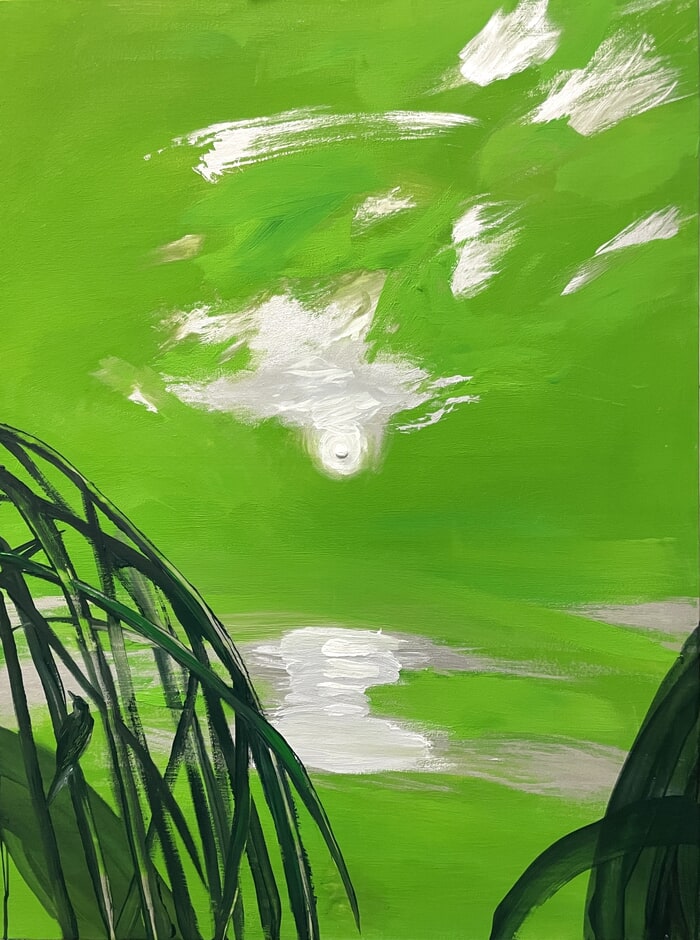 Green painting 14 von Arnaud Lorieau