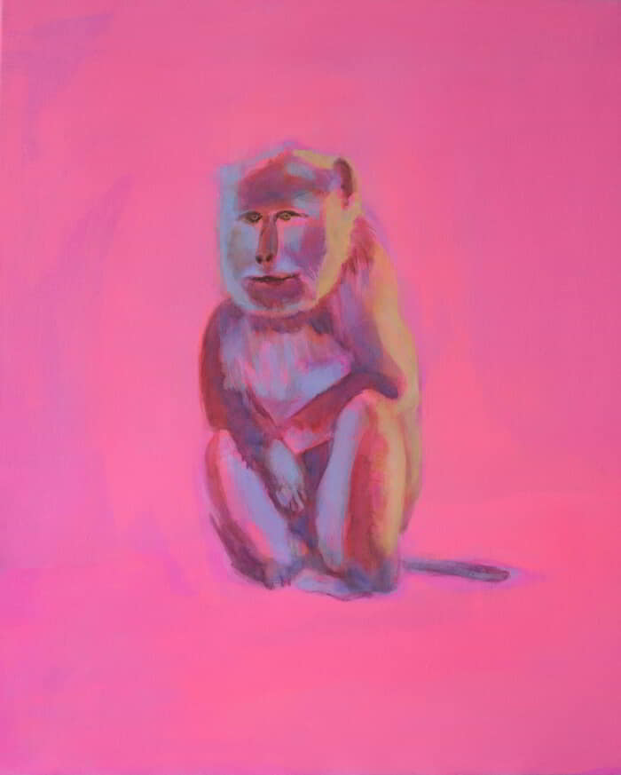 Singe bleu by Christelle Zacchero