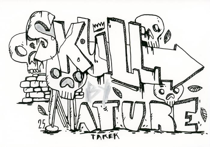Skull by nature by Tarek