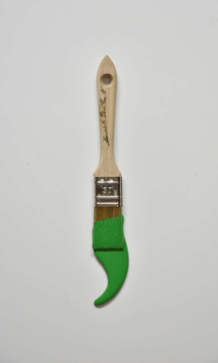 La brosse plate "vert" by Yannick Bouillault