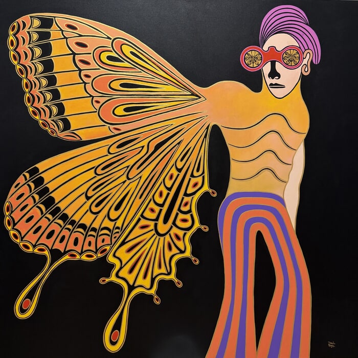Monarch wing by Diana Rosa