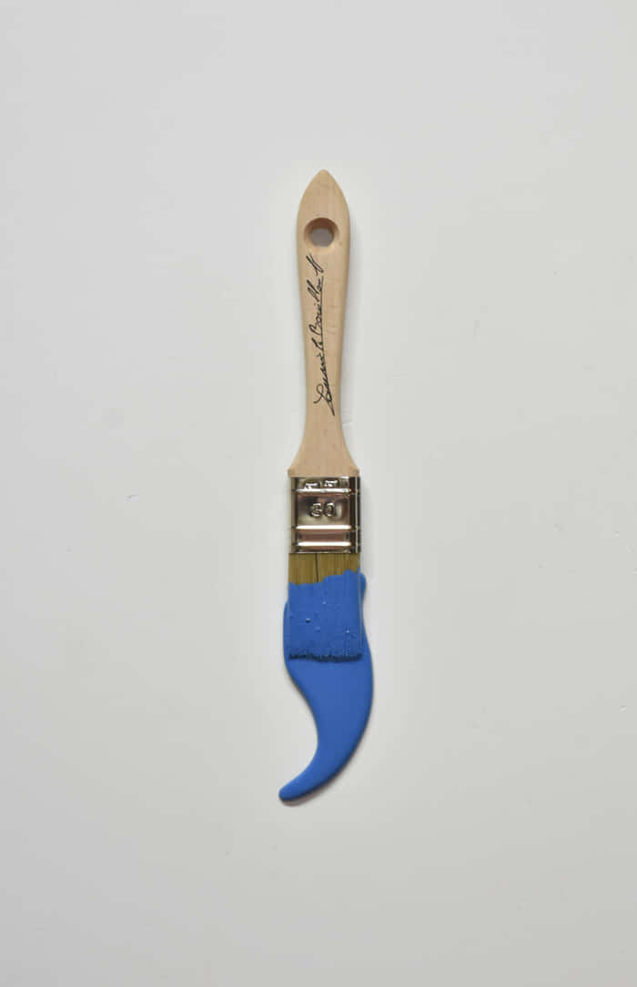 La brosse plate "bleu" by Yannick Bouillault