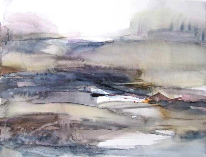 Paysage hivernal by Sylvia Baldeva